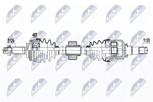 NTY NTY NPW-TY-139 NTY NPW-TY-139 Drive Shaft 
