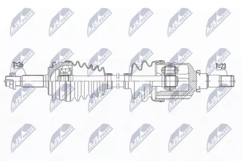 NTY NPW-TY-143 Drive Shaft