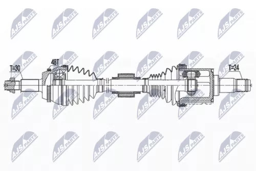 NTY NTY NPW-TY-161 NTY NPW-TY-161 Drive Shaft 