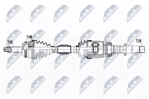 NTY NTY NPW-TY-173 NTY NPW-TY-173 Drive Shaft 