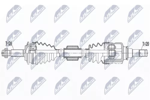 NTY NTY NPW-TY-185 NTY NPW-TY-185 Drive Shaft 