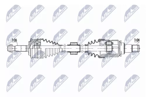 NTY NTY NPW-TY-189 NTY NPW-TY-189 Drive Shaft 