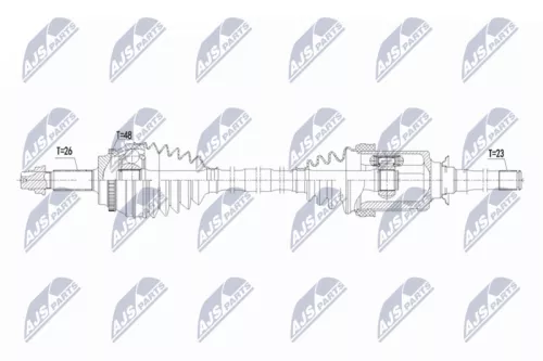 NTY NPW-TY-195 Drive Shaft