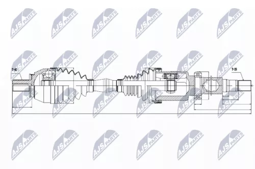 NTY NPW-VV-034 Drive Shaft