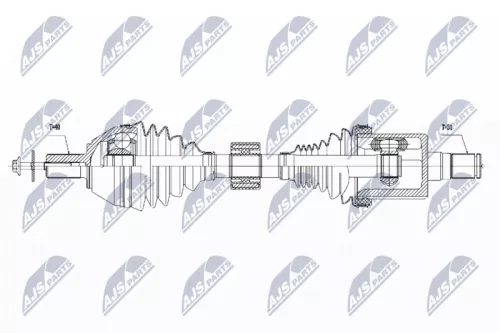NTY NPW-VV-040 Drive Shaft