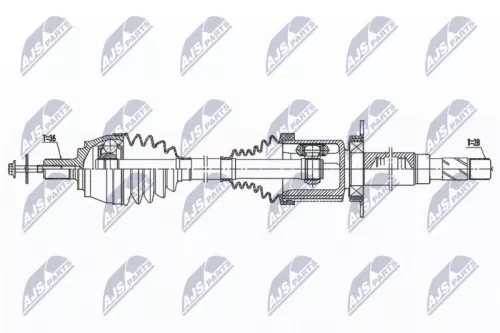 NTY NTY NPW-VV-140 NTY NPW-VV-140 Drive Shaft 