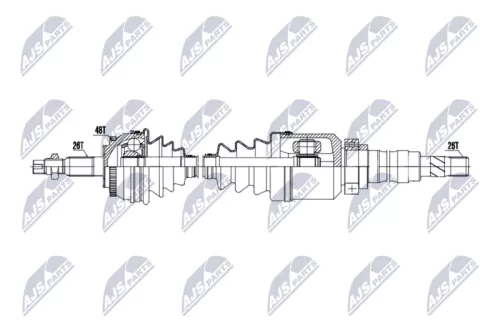 NTY NPW-VV-150 Drive Shaft