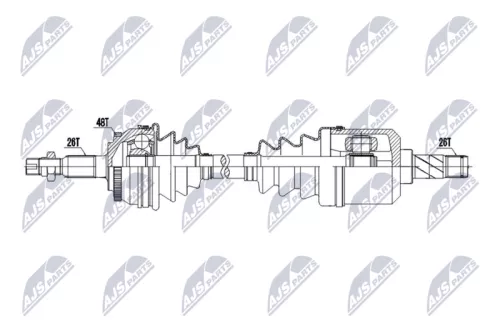 NTY NPW-VV-151 Drive Shaft