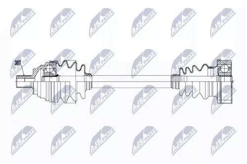 NTY NTY NPW-VW-057 NTY NPW-VW-057 Drive Shaft 