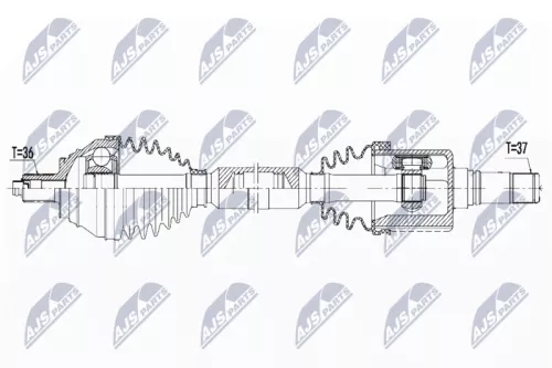 NTY NTY NPW-VW-083 NTY NPW-VW-083 Drive Shaft 