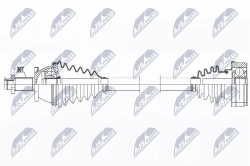 NTY NPW-VW-105 Drive Shaft