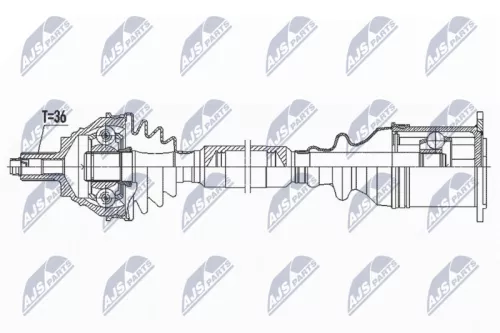NTY NPW-VW-184 Drive Shaft