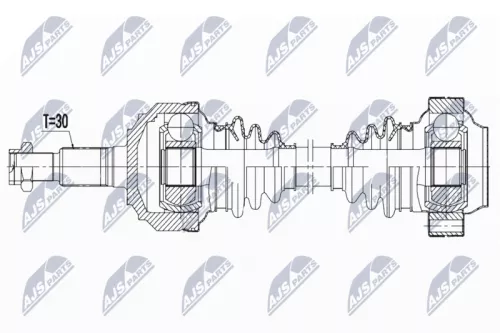 NTY NTY NPW-VW-188 NTY NPW-VW-188 Drive Shaft 