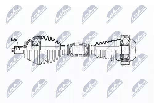 NTY NTY NPW-VW-193 NTY NPW-VW-193 Drive Shaft 