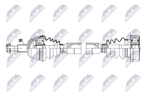 NTY NPW-VW-199 Drive Shaft