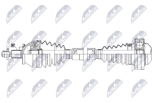 NTY NTY NPW-VW-205 NTY NPW-VW-205 Drive Shaft 