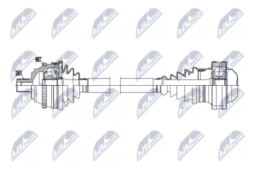 NTY NTY NPW-VW-217 NTY NPW-VW-217 Drive Shaft 