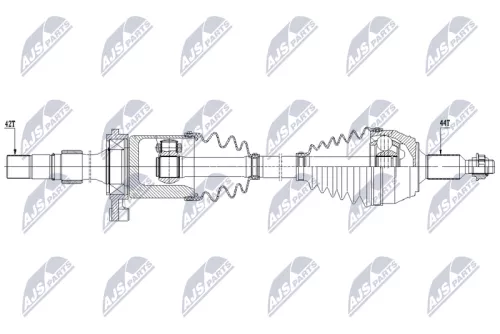 NTY NTY NPW-VW-243 NTY NPW-VW-243 Drive Shaft 