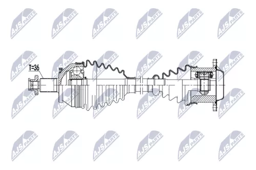 NTY NTY NPW-VW-252 NTY NPW-VW-252 Drive Shaft 