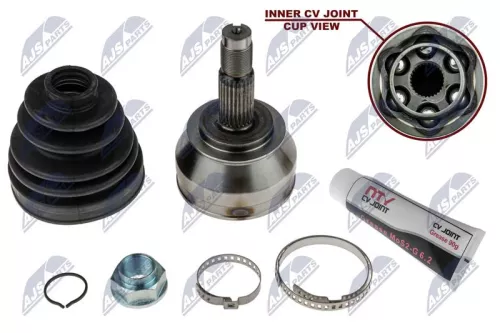 NTY NTY NPZ-AR-006 Front Right Front Left NTY Cv Joint & Boot Kit 