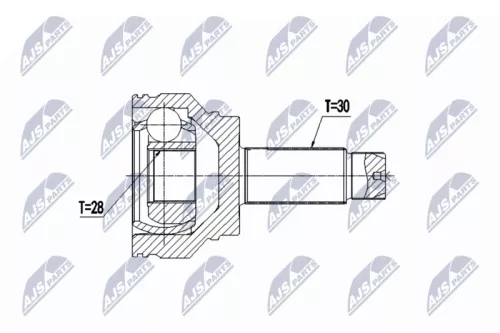 Rear Left Rear Right NTY Cv Joint & Boot Kit