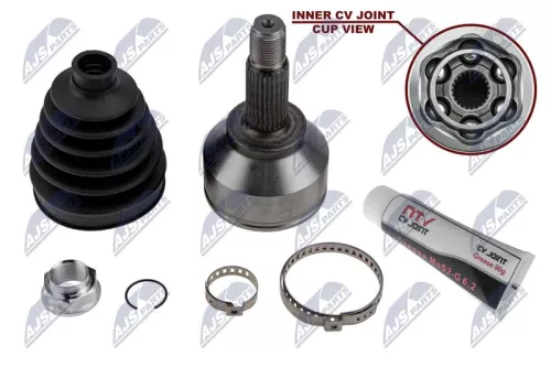 NTY NTY NPZ-BM-023 Front NTY Cv Joint & Boot Kit 