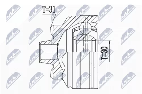 Rear Left Rear Right NTY Cv Joint & Boot Kit