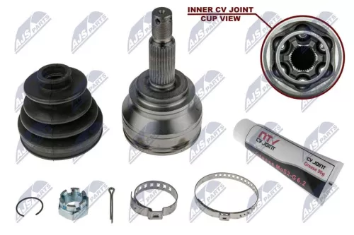 NTY NTY NPZ-CH-003 Outer NTY Cv Joint & Boot Kit 