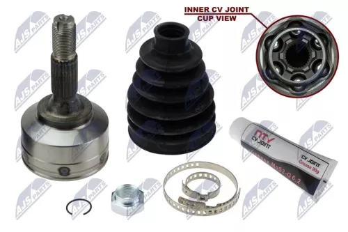 NTY NTY NPZ-CT-025 Outer Front Left Front Right NTY Cv Joint & Boot Kit 