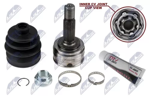 NTY NTY NPZ-CT-026 Front Outer NTY Cv Joint & Boot Kit 