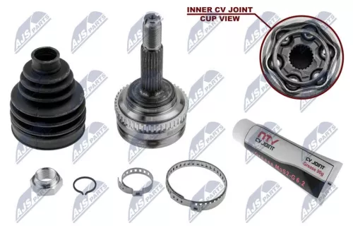 NTY NTY NPZ-DW-021 Outer NTY Cv Joint & Boot Kit 