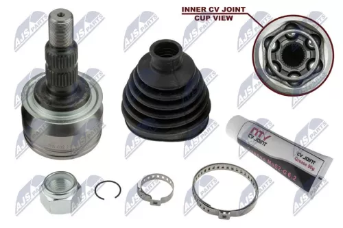 NTY NTY NPZ-DW-032 Front Outer NTY Cv Joint & Boot Kit 