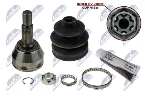 NTY NTY NPZ-FR-043 Front Left Front Right NTY Cv Joint & Boot Kit 