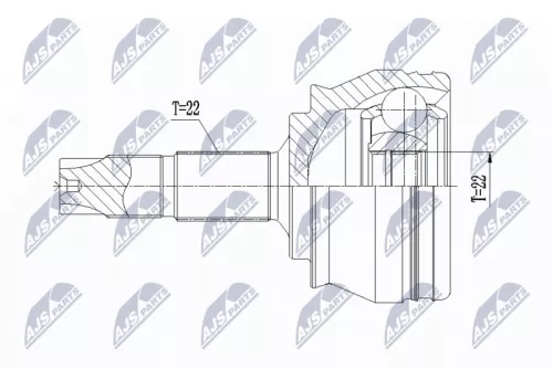 Outer Front Left Front Right NTY Cv Joint & Boot Kit