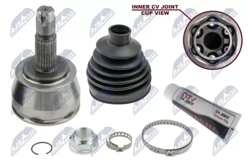NTY NTY NPZ-FT-035 Front Left Front Right NTY Cv Joint & Boot Kit 