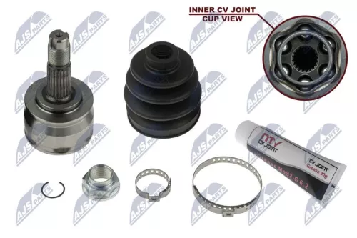 NTY NTY NPZ-FT-036 Front Left Front Right NTY Cv Joint & Boot Kit 