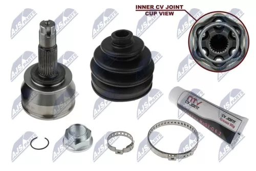 NTY NTY NPZ-FT-053 Front Left Front Right NTY Cv Joint & Boot Kit 