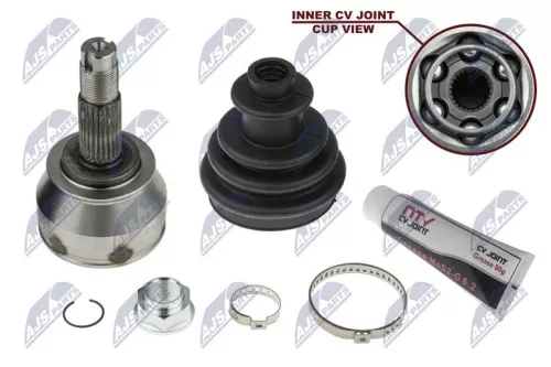 NTY NTY NPZ-FT-056 Front Right Front Left NTY Cv Joint & Boot Kit 