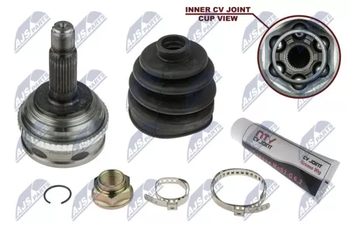 NTY NTY NPZ-HD-034 Front Right Front Left NTY Cv Joint & Boot Kit 