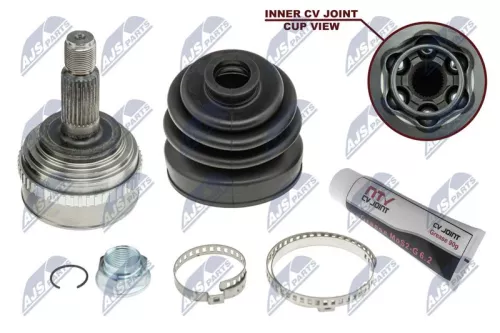 NTY NTY NPZ-HD-042 Front Right Front Left NTY Cv Joint & Boot Kit 