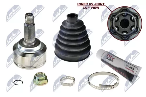 NTY NTY NPZ-HD-063 Front Left Front Right NTY Cv Joint & Boot Kit 