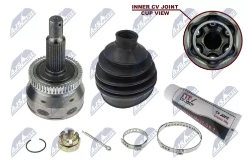 NTY NTY NPZ-HY-504 Front Left Inner Front Right NTY Cv Joint & Boot Kit 