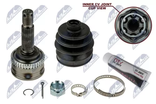 NTY NTY NPZ-HY-512 Front Left NTY Cv Joint & Boot Kit 