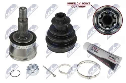 NTY NTY NPZ-HY-528 Rear Left Rear Right NTY Cv Joint & Boot Kit 