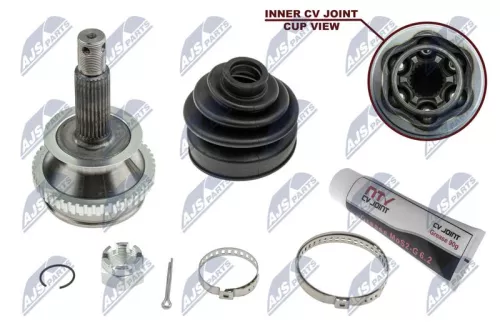 NTY NTY NPZ-HY-530 Front Right Front Left NTY Cv Joint & Boot Kit 