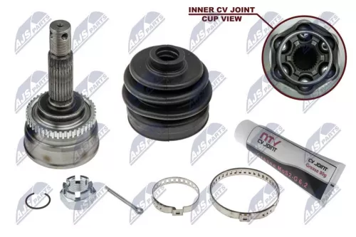 NTY NTY NPZ-HY-532 Front Left Front Right NTY Cv Joint & Boot Kit 