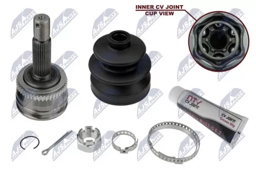 NTY NTY NPZ-HY-540 Front Left Inner Front Right NTY Cv Joint & Boot Kit 
