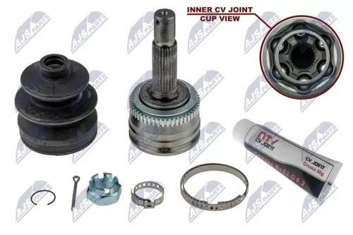 NTY NTY NPZ-HY-544 Front Right Front Left NTY Cv Joint & Boot Kit 