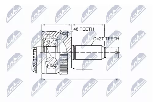 NTY NTY (NPZ-HY-547) Joint Kit, drive shaft 