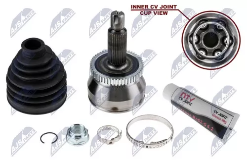 NTY NTY NPZ-HY-560 Front Outer NTY Cv Joint & Boot Kit 
